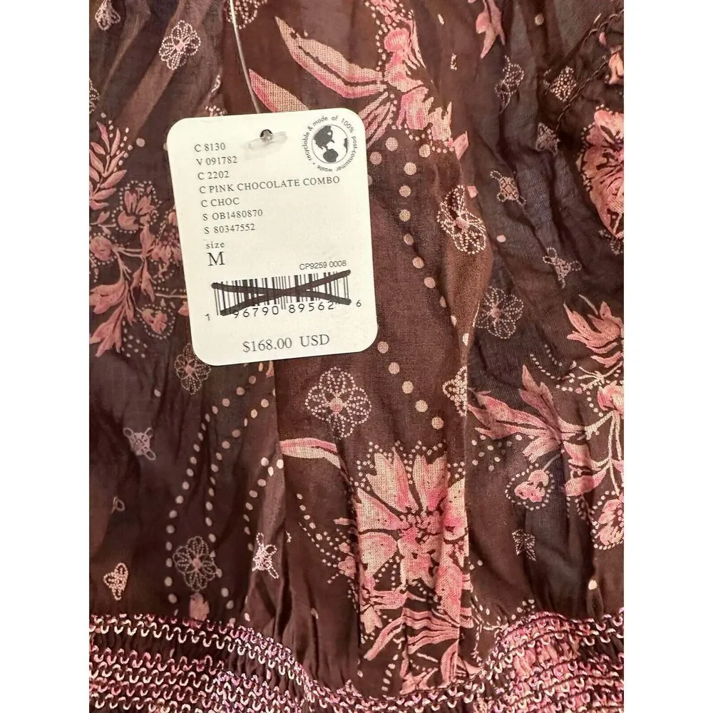 New Free People Golden Hour Maxi Dress size Medium - Picture 5 of 8